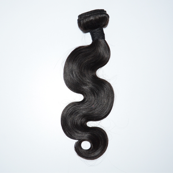 7A natural black body wave hair extensions  LJ7